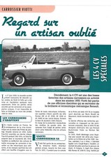 Fiche RENAULT 4CV Spéciale &
