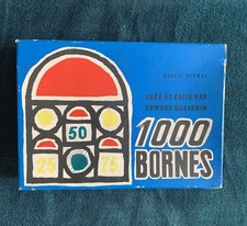 Jeu de société 1000 Mille Bornes Modèle normal Edmond Dujardin années 60 Complet