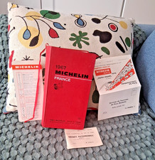 guide michelin 1967 Etat collection  avec son courrier et Marque Pages 
