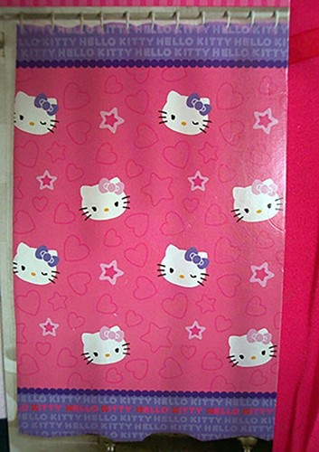 New hello kitty shower curtain - hello,