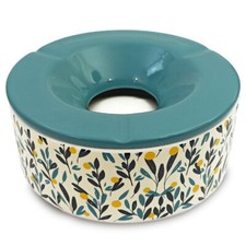 Grand cendrier turquoise type marocain géant en céramique