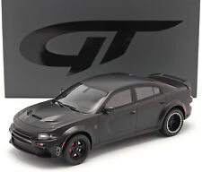 DODGE CHARGER SRT HELLCAT WIDEBODY 2020 MATT BLACK au 1/18 de GT Spirit GT301