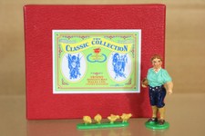 Trophy Miniatures C74B Ville & Pays Le Fermier Giles Épouse Avec Coq Pjm