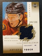 2002-03 UD Impressions artistiques touche d'artiste or ATIK Ilya Kovalchuk #165/199