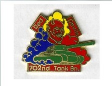 Pin's militaire armée US Army 702nd  Tank Destroyer Battalion char World War II