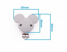 Silicone Clip Pince Attache Tetine Souris