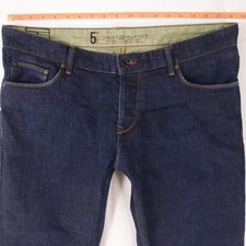 Hommes Tommy Hilfiger SLIM STRAIGHT Ajusté Élasthanne Bleu Jeans W36 L32