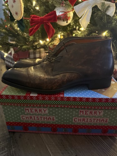Santoni museum calf leather - santoni,