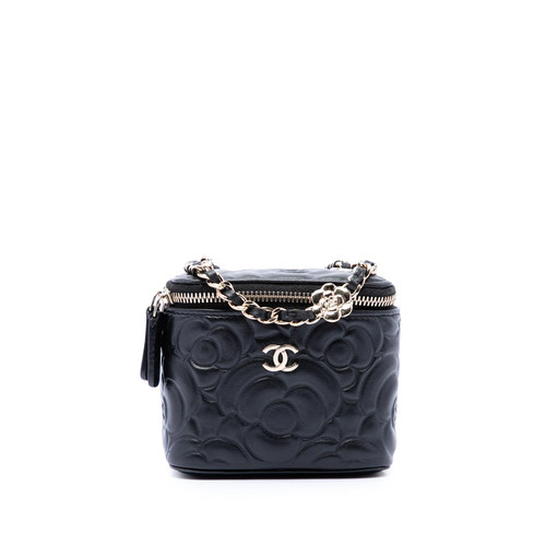 Chanel mini camellia embossé - chanel,