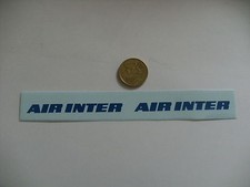  decalque decals decalcomanie air inter miniature garage aeroport avion diorama 