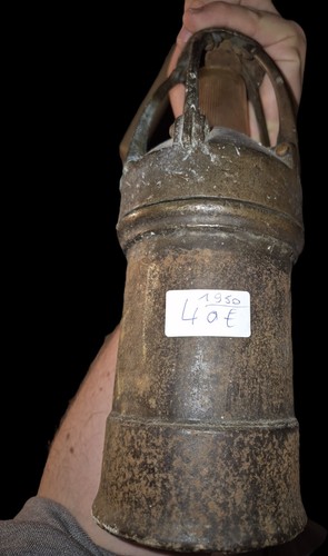 Ancienne lampe mineur - de,