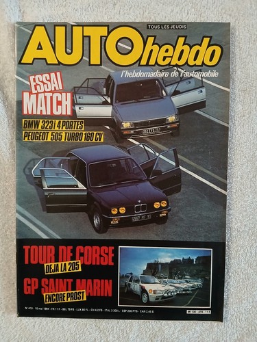 Auto hebdo 419 - hebdo, 10/5/1984