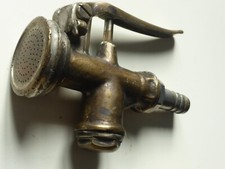 Pistolet Pommeau Lance arrosage Jardin XIXème bronze argenté
