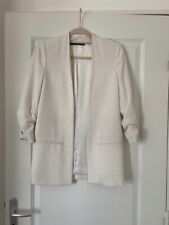 Veste de Blazer blanche pour femme taille S, Zara, très bon état