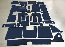 Equipement Complet Tapis pour Citroen Sm 26 Pièces Dkl. Bleu Velours Neuf