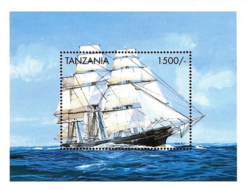 Tanzanie 1999 bateaux voile - tanzanie,