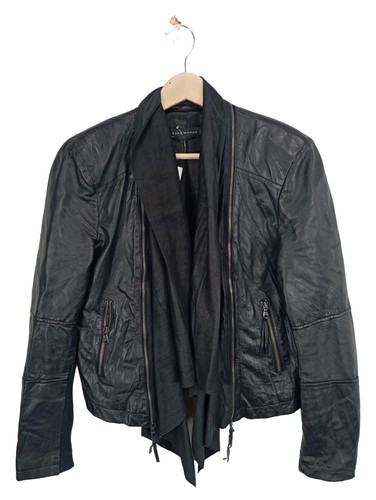 Zara veste cuir femme - en,
