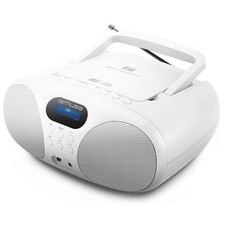 muse radio cd portable blanc