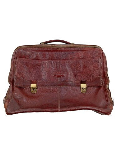 Serviette cuir vintage marron - cuir,