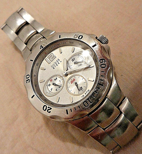 Guess steel 1801 boitier - guess, steel-1801,