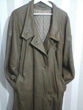 Superbe Trench 100% CUIR D'AGNEAU- t.44  taupe