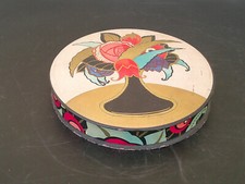 BOITE RONDE EN CARTON ART DECO