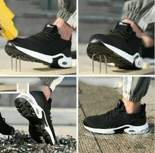 Chaussures de sécurité et embout en acier léger chaussures de travail baskets athlétiques