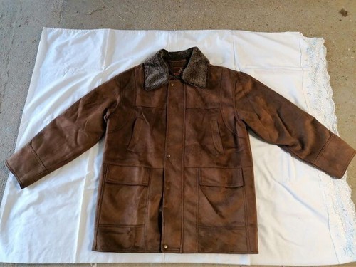 Veste daim marron - daim, xl