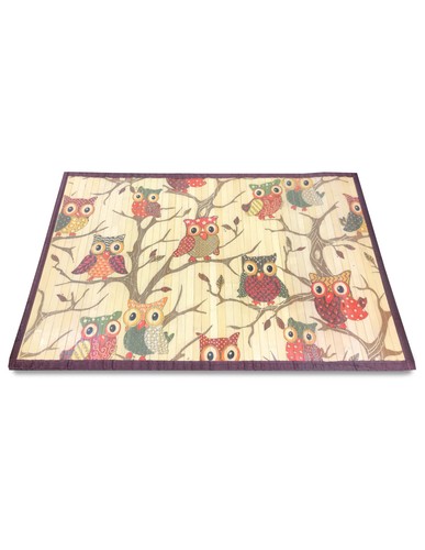 Tapis bois bambou 50x80 - bambou, cm.