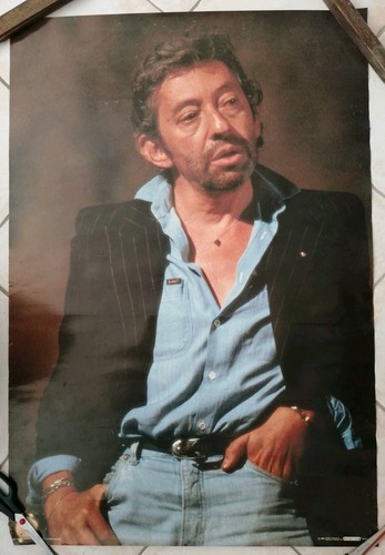 Serge gainsbourg affiche - affiche, /