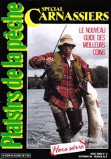 Hors-Série Plaisirs de la Pêche CARNASSIERS 1986,  moulinet et leurres anciens