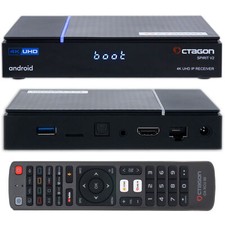 Octagon SPIRIT PRO 4K UHD HDR10 + Android TV Ott IP Media Streaming Box + 5G
