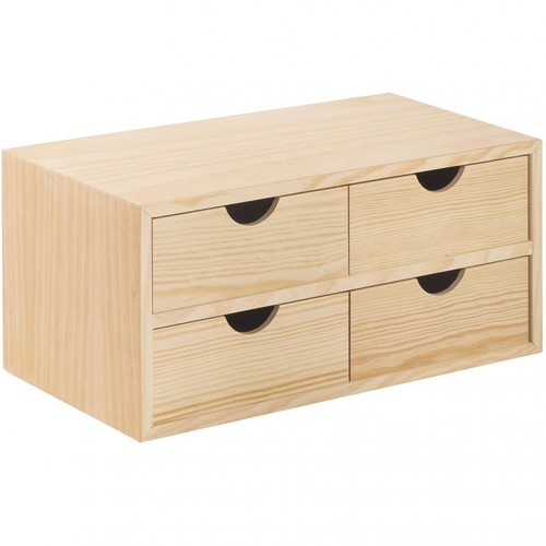Commode bois pin et en - de,