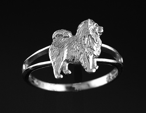 Bague chien chow - , ring