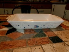 Plat a Gratin en terre cuite vintage Provincial Bouquet  STONEWARE NEUF