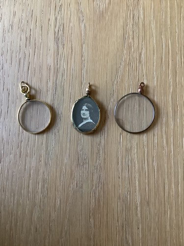Lot medaillon pendentif porte - lot,