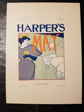 Lithographie de 1896 HARPER'S
