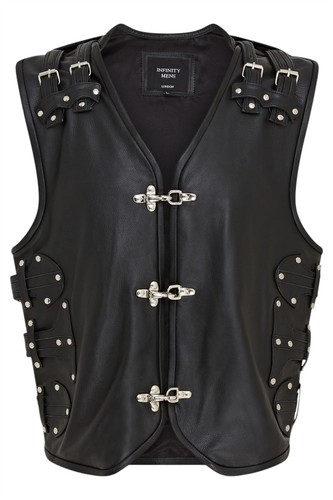 Homme noir cuir - cuir, de