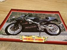 Rumi RMS 650 supermono 1993 fiche carte moto passion collection Atlas