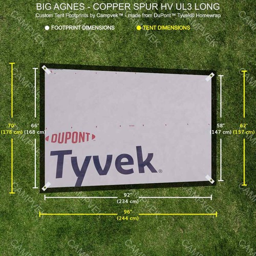 Tyvek footprint for - tyvek, big