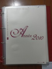 2010 complet 48 documents officiels philatéliques timbre poste france + Classeur
