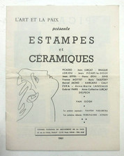 ESTAMPES ET CERAMIQUES
