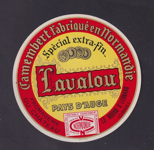 Ancienne étiquette fromage - étiquette,