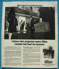 Publicité Papier - Projecteur Sonore Silma Super 8 De 1975