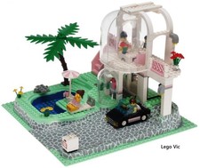 Lego 6416 Paradisa Poolside Paradise Piscine complet notice de 1992 CNG11