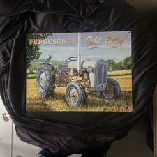 plaque émaillée TRACTEUR