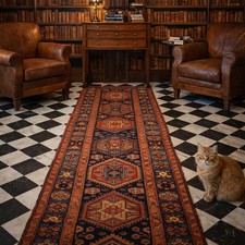 Tapis Ancien Asiatique Laine