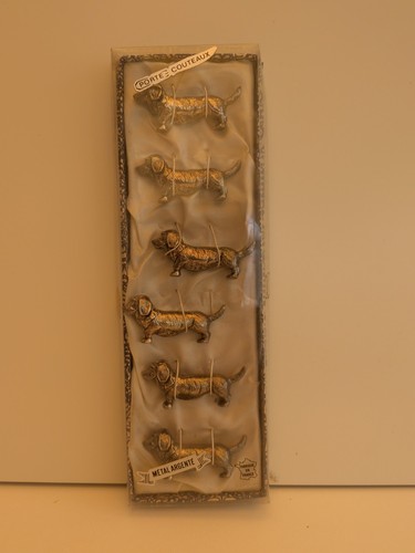 Porte couteaux chien métal - porte,