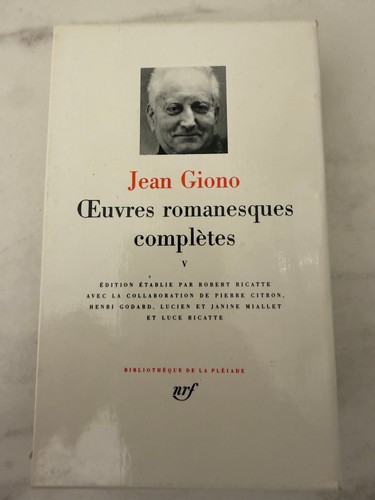 Pléïade giono tbe - -,