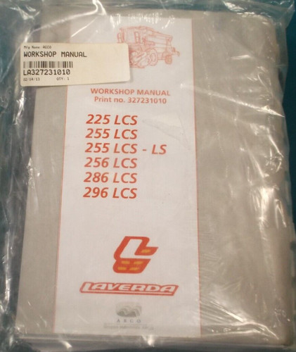 Laverda manuel atelier - laverda, d’atelier